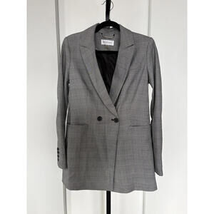 Calvin Klein Stretch Wool Houndstooth Blazer 6